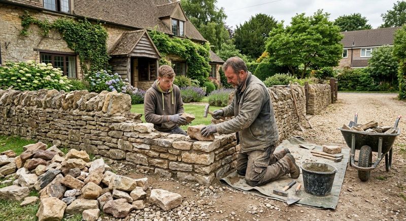 Stone Wall Repair in Alexandria, KY
